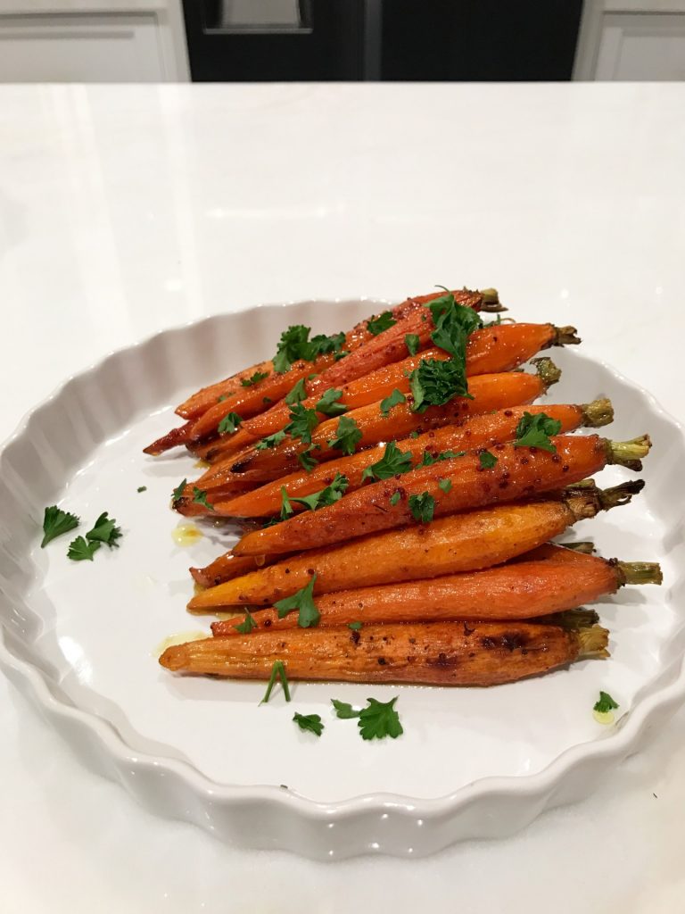 Honey Mustard Roasted Carrots | Thanksgiving Recipe - Lunchpails and ...