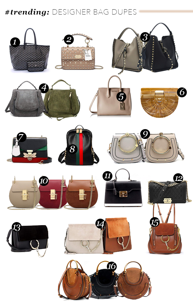 Designer Dupe Handbags ! Designer Bag Lookalikes ! Designer Dupe